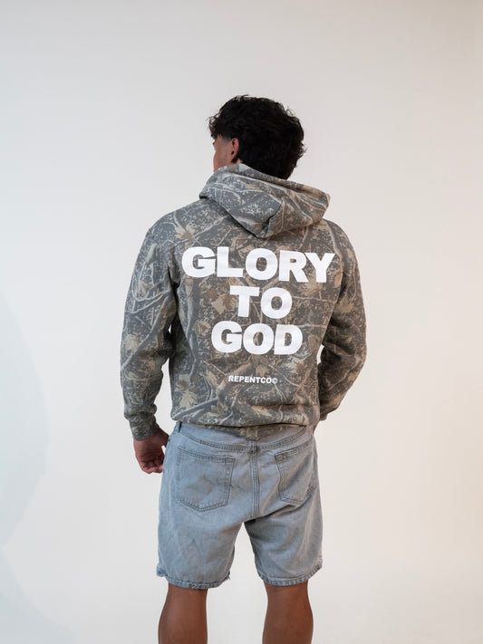Glory To God Camo Hoodie
