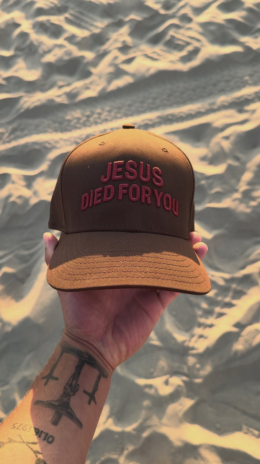 JESUS DIED FOR YOU HAT